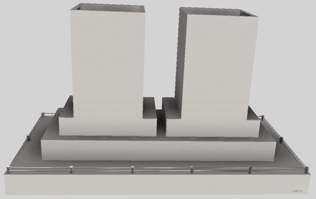 Vent-A-Hood® 60" Stainless Steel Contemporary Island Range Hood