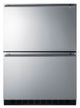 Summit® 24" Stainless Steel Outdoor Under The Counter Refrigerator -0