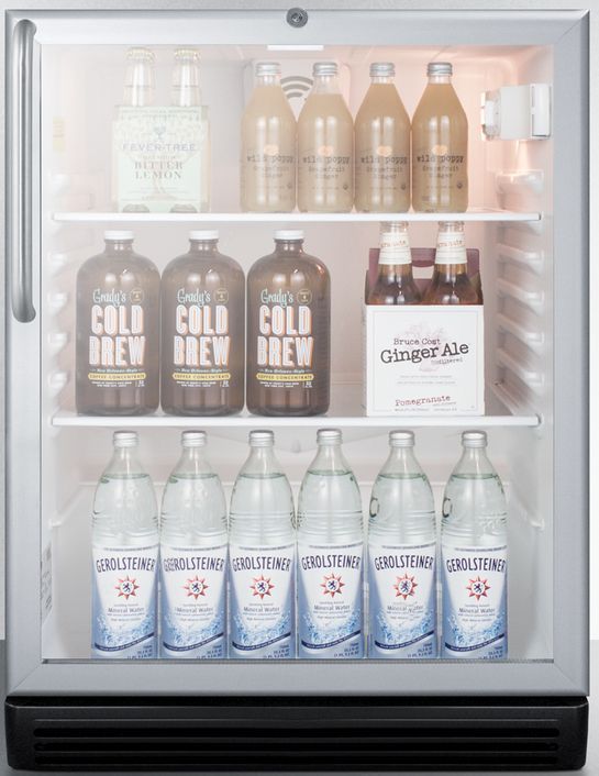 Summit® Commercial Series 5.5 Cu. Ft. Stainless Steel Beverage Center-2