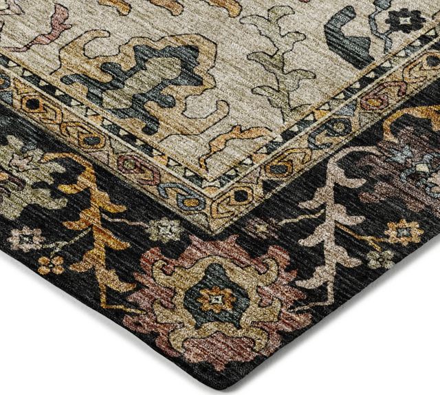 Dalyn™ Rug Company Silk Road SR5 Black 5'x8' Area Rug-2
