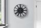 Monarch Specialties Inc. Black/Silver 20" Round Wall Clock with Roman Numerals on Open Background-2