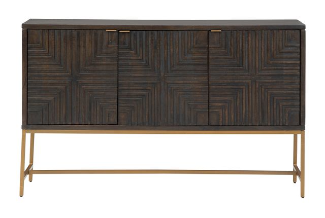 Signature Design by Ashley® Elinmore Brown/Gold Accent Cabinet