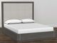 Bassett® Furniture Modern Astor Normandy Grey Queen Upholstered Bed-1