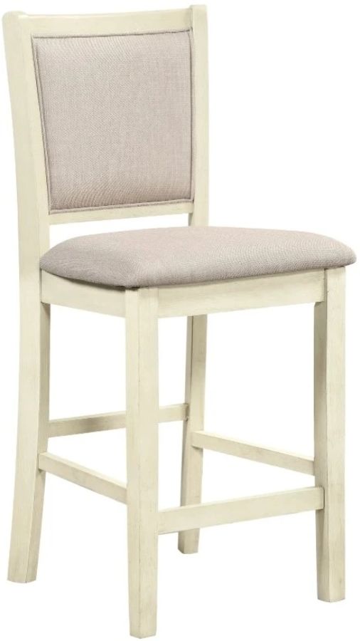 New Classic® Home Furnishings Amy 2-Piece Bisque Counter Stool-0