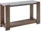 Steve Silver Co. Libby Gray Sofa Table with Dusty Caramel Base-0
