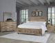 Vaughan-Bassett Dovetail Sun Bleached White California King Poster Bed-1