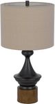 Cal® Lighting & Accessories Sterling Charcoal Greg Table Lamp-2