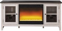 Signature Design by Ashley® Dorrinson Two-Tone TV Stand with Electric Fireplace