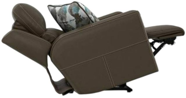 Catnapper® Arezzo Chocolate Leather Power Lay Flat Recliner with Power Headrest-1