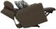 Catnapper® Arezzo Chocolate Leather Power Lay Flat Recliner with Power Headrest-1