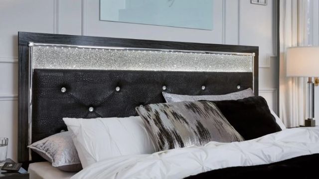 Signature Design by Ashley® Kaydell Black King/California King Upholstered Panel Headboard-3