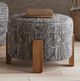 Bassett Mirror Jasper Exquisite Zebra Accent Ottoman-4