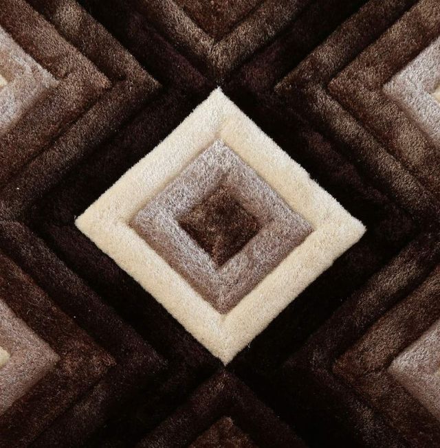 MDA Rugs Mateos Brown 5'x7' Area Rug-1