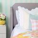 Laura Park Designs Blue/White Cotton Scalloped Euro Sham-1