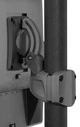 Chief® Kontour™ Black K0 Pole Mount-1