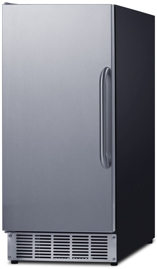 Summit® 15" 45 lb. Stainless Steel Undercounter Ice Maker-2