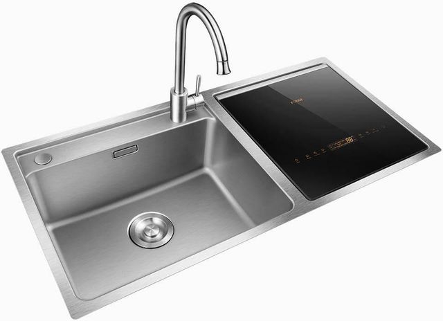 FOTILE 40" Stainless Steel Built In Sink Dishwasher Combination-1