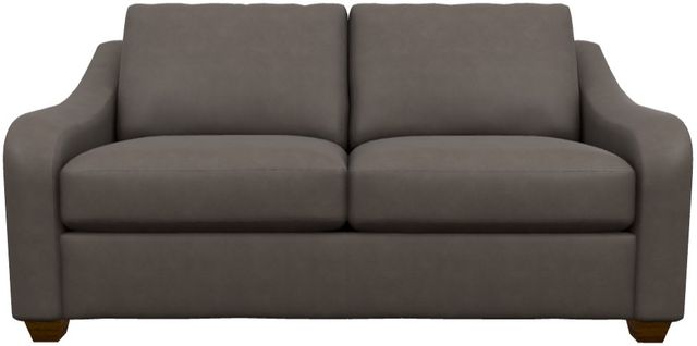 La-Z-Boy® Charlie Greystone Leather Full Sleep Sofa-1