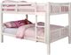 Furniture of America® Cameron White Full/Full Bunk Bed-0