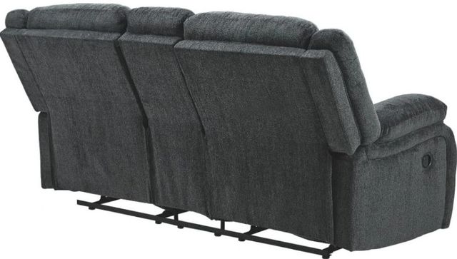 Signature Design by Ashley® Draycoll Slate Manual Reclining Loveseat with Console-3