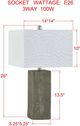Forty West Nelson Gray Table Lamp-1