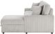 Homelegance® Marsh 2-Piece Gray Right-Arm Facing Sectional and Chaise-5