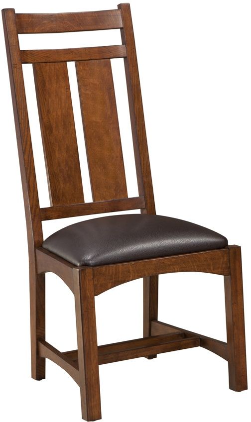 Intercon Oak Park Classic Mission Wide Slat Chair-0