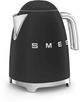 Smeg® 50's Retro Style Matte Black Electric Kettle-2