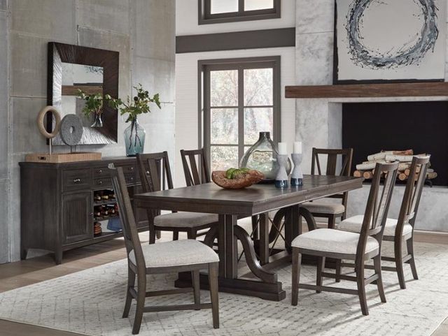 Magnussen Home® Westley Falls Baja Fog/Graphite Side Chair-1