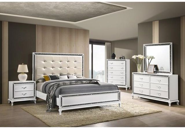New Classic® Home Furnishings Park Imperial White Mirror-2