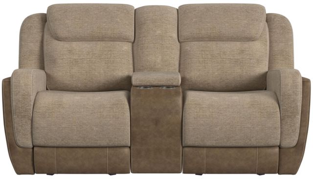 Elements International Hornet Rancho Beige Manual Reclining Loveseat-2