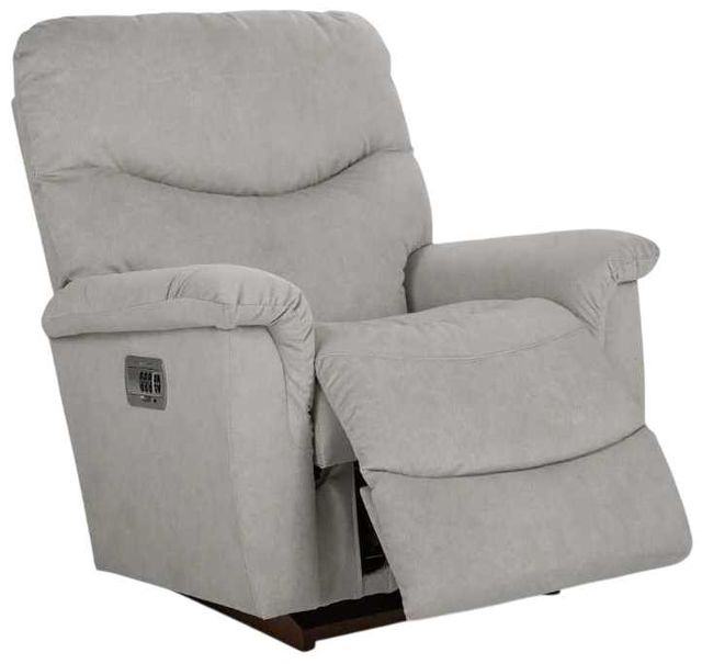 La-Z-Boy® James Powder Power Rocking Recliner with Headrest and Lumbar-3