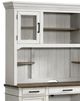 Intercon Drake 2-Piece French Oak/Rustic Gray Credenza Hutch-1