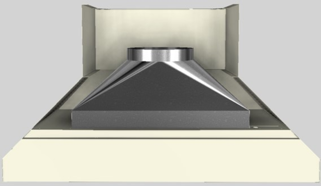 Vent-A-Hood® 54" Biscuit Euro-Style Wall Mounted Range Hood-4