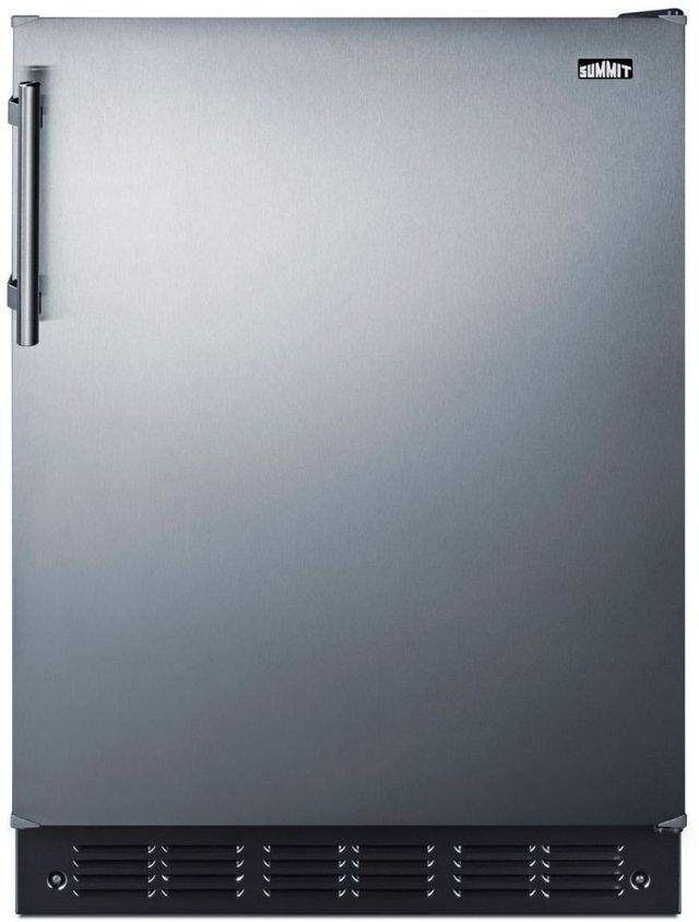 Summit® Commercial 24" 5.1 Cu. Ft. Stainless Steel Under The Counter All-Refrigerator-0