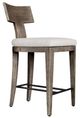 Uttermost® Cellini Weathered Gray Wooden Outdoor Counter Stool-0