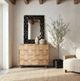 Uttermost® Malosi Matte Black Carved Mirror-1