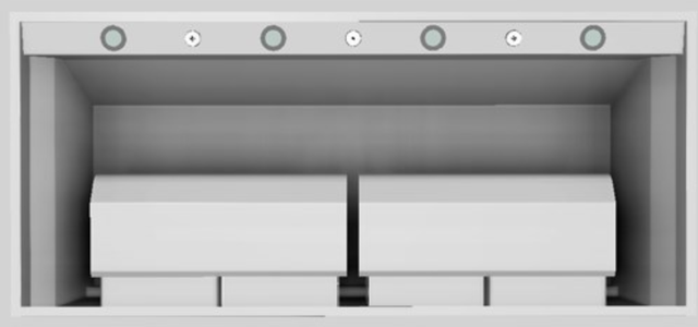 Vent-A-Hood® Designer Series 54" Stainless Steel Wall Mounted Range Hood-3