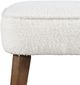Jofran Inc. Urban Archive Wes Walnut/White Backless Counter Stool-4