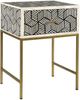 TOV Furniture Bone Inlay Side Table-0
