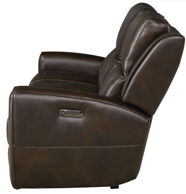 Bassett® Furniture Club Level Aberdeen Walnut Power Reclining Sofa-2