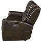 Bassett® Furniture Club Level Aberdeen Walnut Power Reclining Sofa-2