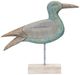 StyleCraft Blue/Brown/Gray Bird on Stand Marine Statue-0
