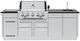 Broil King® Imperial™ 590iE 63" Black Natural Gas Outdoor Kitchen Kit-0