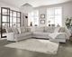 Furniture of America® Hermiston 4-Piece Gray Sectional-2