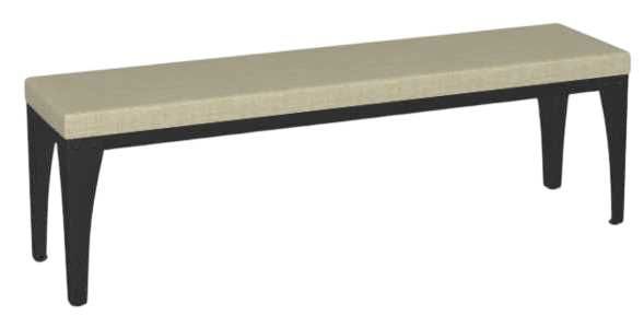 Amisco Customizable Upright 60" Upholstered Bench-1