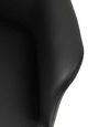 Moe's Home Collection Morris Black Leather Office Chair-4