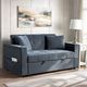 New Classic® Home Furnishings Selby Blue Pop-Up Sleeper Sofa-1