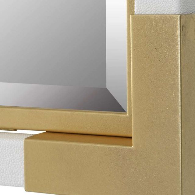 Uttermost® Malik Gold/White Mirror-4