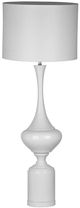 A & B Home White Metal and Ceramic Table Lamp-0